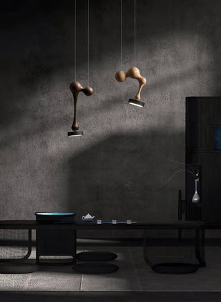 Drovia Suspension en Bois Moderne