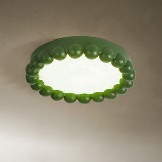 Solara Plafonnier Résine Bulle Rond Ludique Doux