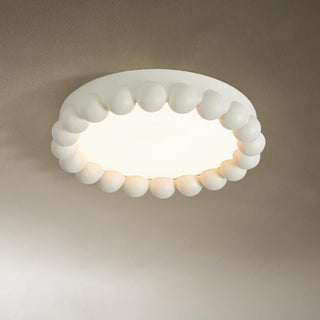 Solara Plafonnier Résine Bulle Rond Ludique Doux