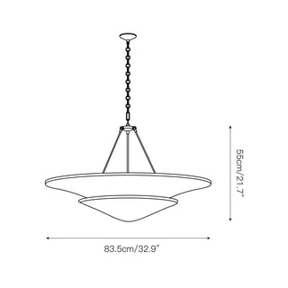 Avinisra Lustre En Laiton Et Métal Minimaliste Moderne