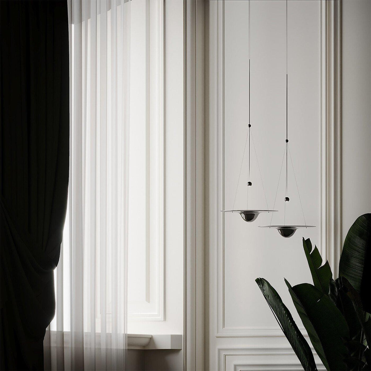 Vesperce Suspension Minimaliste en Laiton