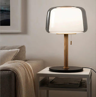 Gala Lampe de Table Verre Marbre