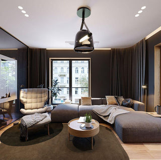 Averisce Suspension Industrielle en Cuir