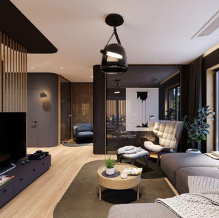 Averisce Suspension Industrielle en Cuir