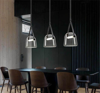 Averisce Suspension Industrielle en Cuir
