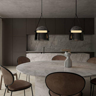 Averisce Suspension Industrielle en Cuir