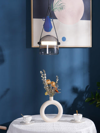 Averisce Suspension Industrielle en Cuir