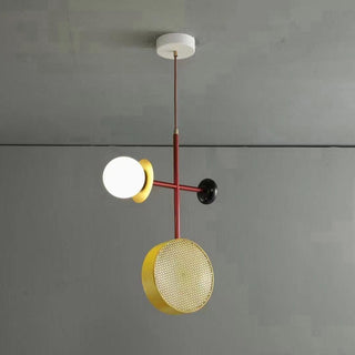 Circa Lampe Suspendue en Verre Vintage