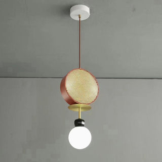 Circa Lampe Suspendue en Verre Vintage
