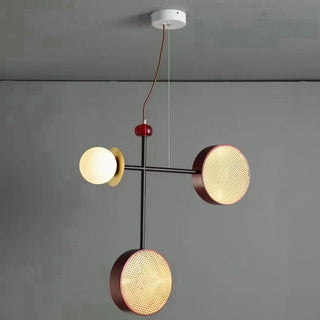 Circa Lampe Suspendue en Verre Vintage