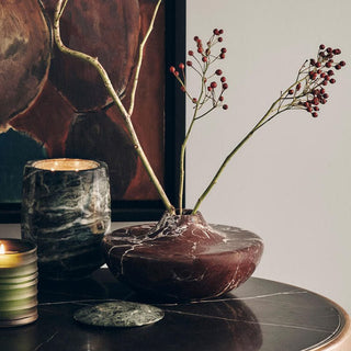 Monaco Marble Vase-Neutral Decor