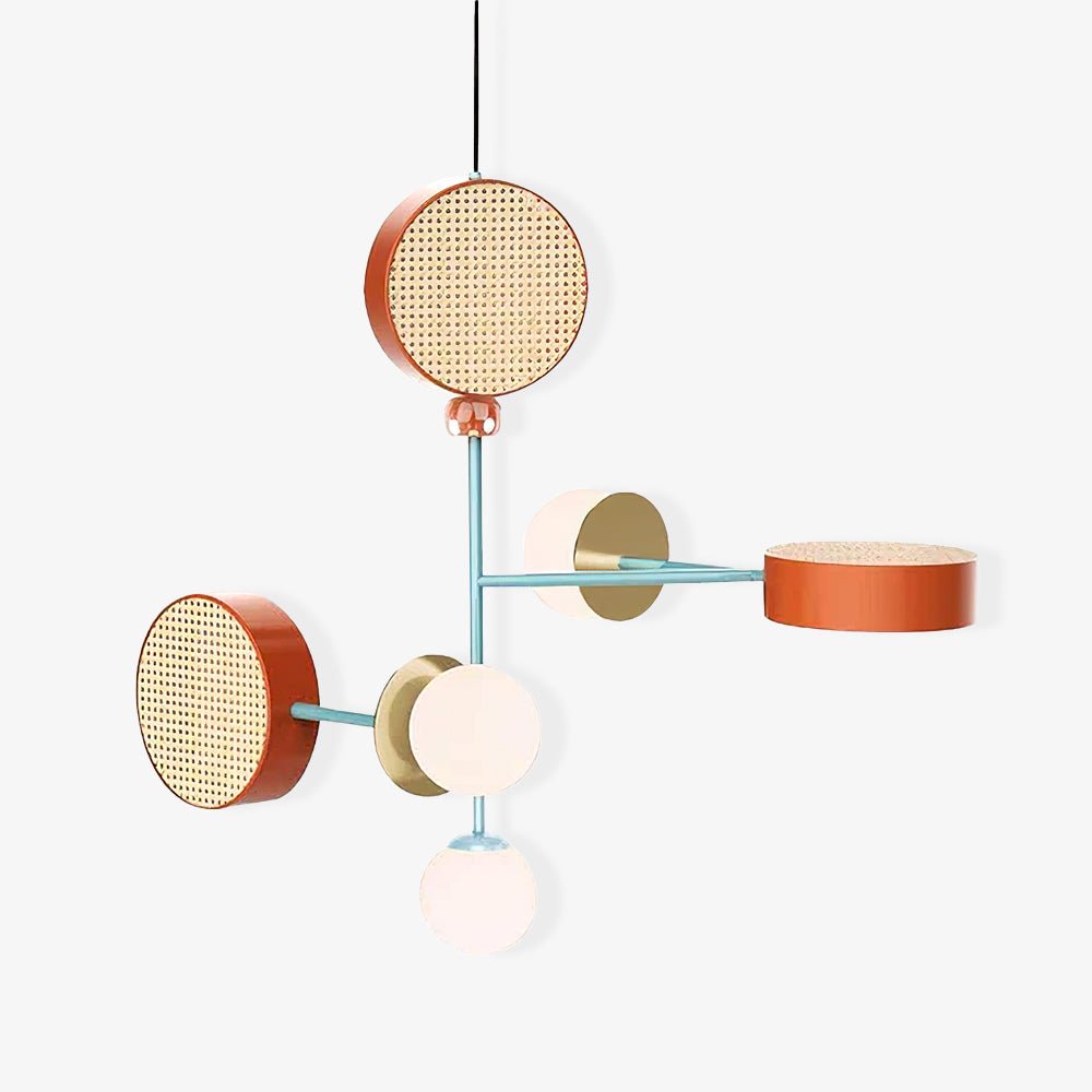 Circa Lampe Suspendue en Verre Vintage