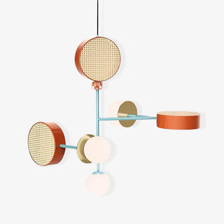 Circa Lampe Suspendue en Verre Vintage