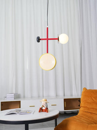 Circa Lampe Suspendue en Verre Vintage