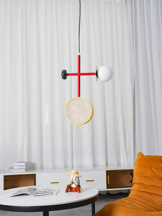 Circa Lampe Suspendue en Verre Vintage