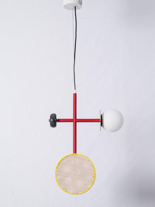 Circa Lampe Suspendue en Verre Vintage