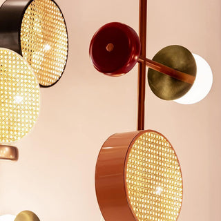 Circa Lampe Suspendue en Verre Vintage