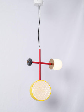 Circa Lampe Suspendue en Verre Vintage