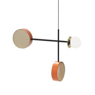 Circa Lampe Suspendue en Verre Vintage