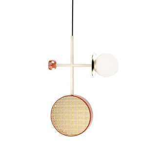 Circa Lampe Suspendue en Verre Vintage