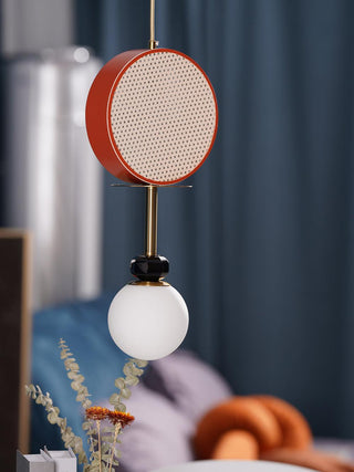 Circa Lampe Suspendue en Verre Vintage