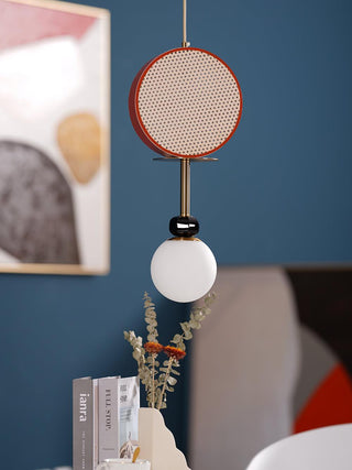 Circa Lampe Suspendue en Verre Vintage