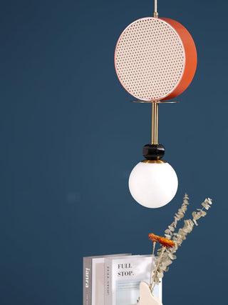 Circa Lampe Suspendue en Verre Vintage