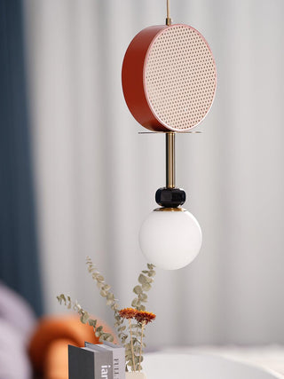 Circa Lampe Suspendue en Verre Vintage