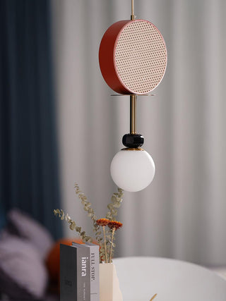 Circa Lampe Suspendue en Verre Vintage