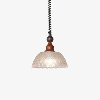 Nydoreth Suspension en Bois Art Vintage Élégant