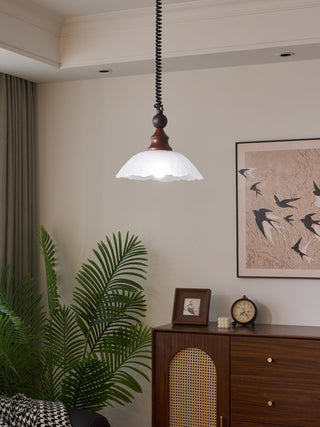 Nydoreth Suspension en Bois Art Vintage Élégant