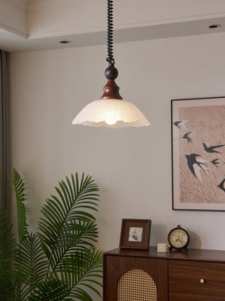 Nydoreth Suspension en Bois Art Vintage Élégant