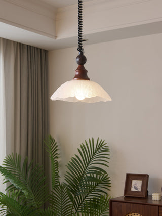 Nydoreth Suspension en Bois Art Vintage Élégant