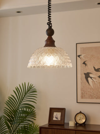 Nydoreth Suspension en Bois Art Vintage Élégant