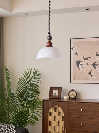 Nydoreth Suspension en Bois Art Vintage Élégant