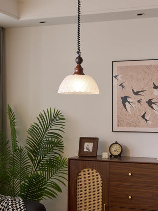 Nydoreth Suspension en Bois Art Vintage Élégant