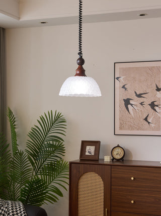 Nydoreth Suspension en Bois Art Vintage Élégant