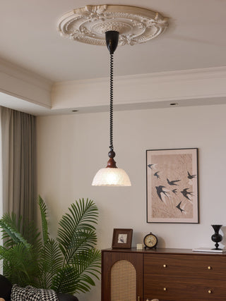 Nydoreth Suspension en Bois Art Vintage Élégant