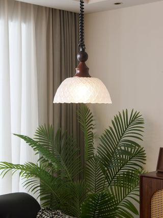 Nydoreth Suspension en Bois Art Vintage Élégant