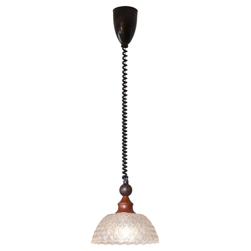Levia Suspension en Bois Art Vintage Élégant