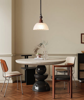 Nydoreth Suspension en Bois Art Vintage Élégant