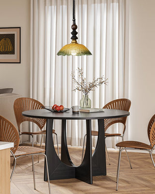 Nydoreth Suspension en Bois Art Vintage Élégant