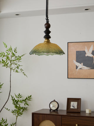 Nydoreth Suspension en Bois Art Vintage Élégant