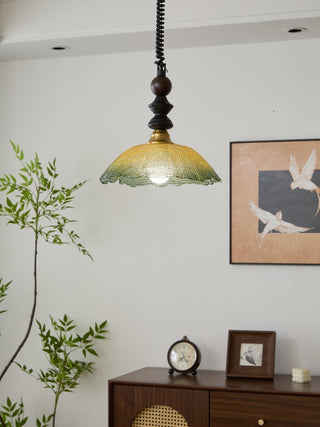 Nydoreth Suspension en Bois Art Vintage Élégant