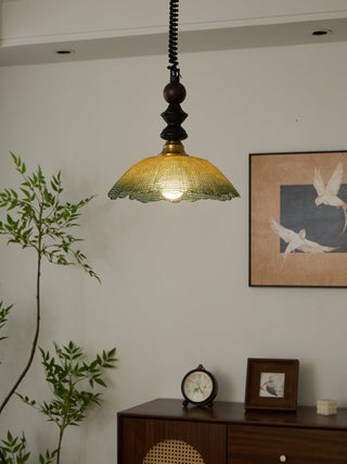 Nydoreth Suspension en Bois Art Vintage Élégant