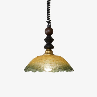 Nydoreth Suspension en Bois Art Vintage Élégant