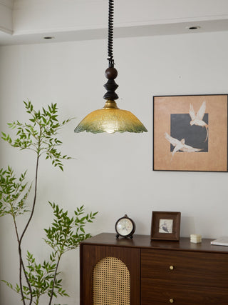 Nydoreth Suspension en Bois Art Vintage Élégant