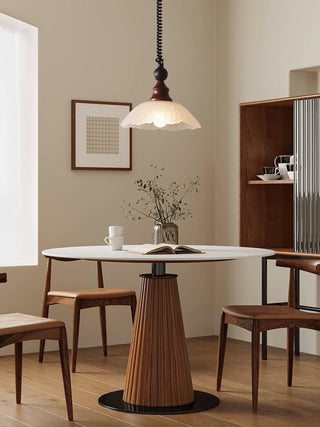 Nydoreth Suspension en Bois Art Vintage Élégant
