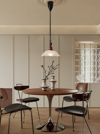 Nydoreth Suspension en Bois Art Vintage Élégant