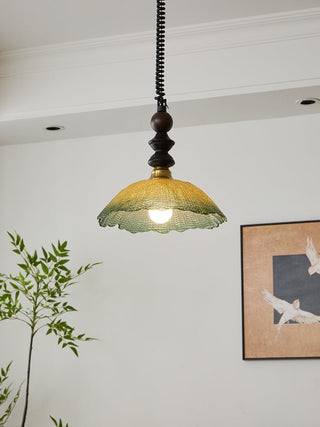 Nydoreth Suspension en Bois Art Vintage Élégant